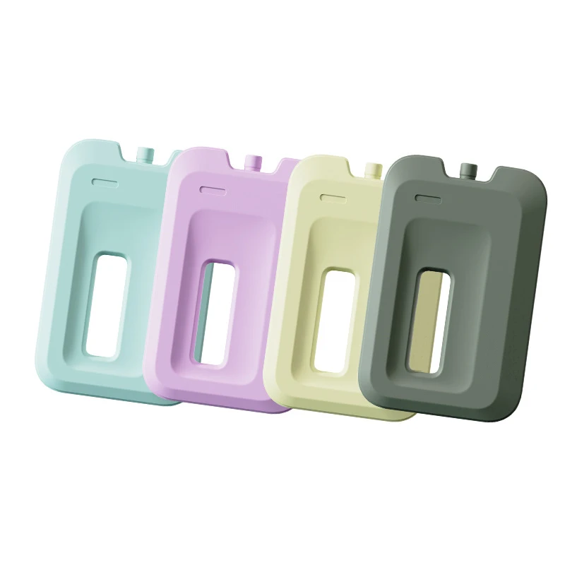 Reusable hard plastic ice packs Freezer gel ice boxes ice brick
