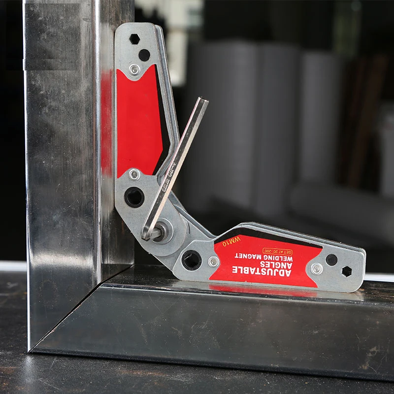  Large adjustable angles welding Magnet Holder Corner Angle Clamp Magnetic Welding