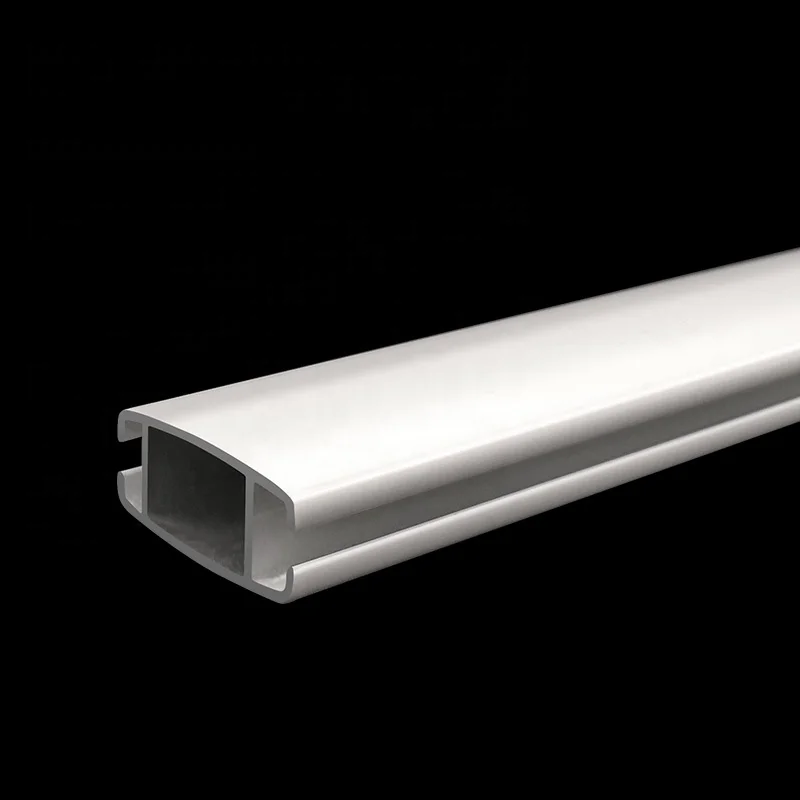 
Aluminium powder coated white bending curtain track 