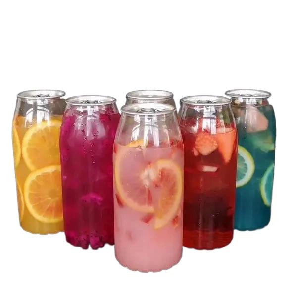 Clear square pet plastic bottle cold pressed juice Drink cold brewed coffee with plastic water bottle