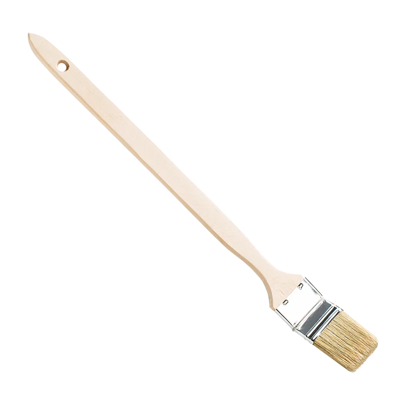 Wooden Handle Radiator Bent Paint Brush China Factory Price Professional Brushes Painting Wall Painting Tools and Accessories