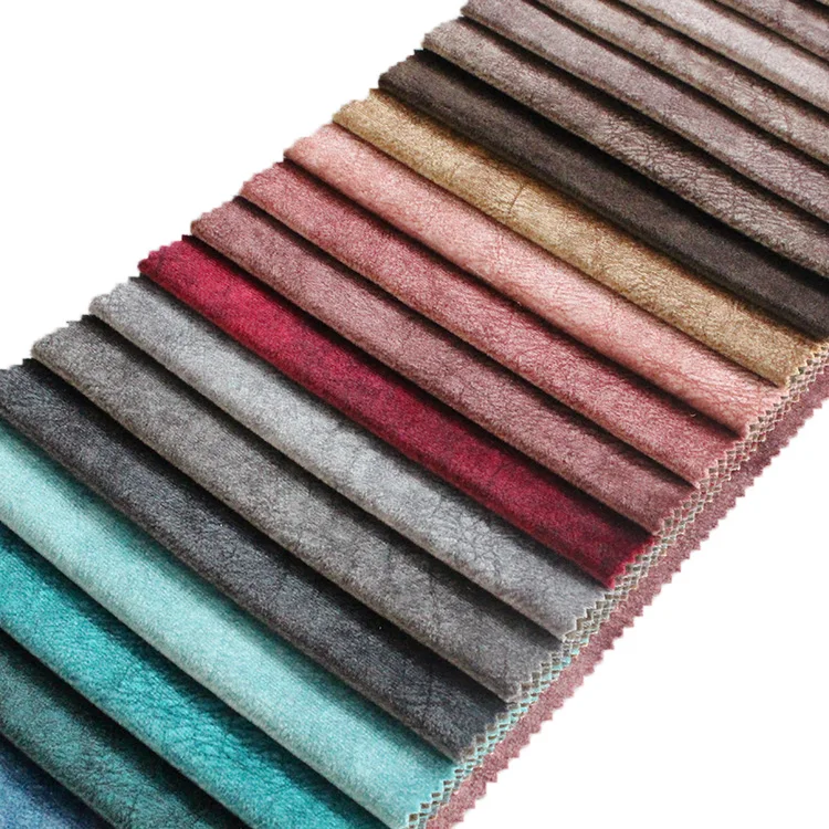 Home textile 100% polyester printing holland velvet sofa fabric knitting upholstery holland velvet for sofa furniture fabric