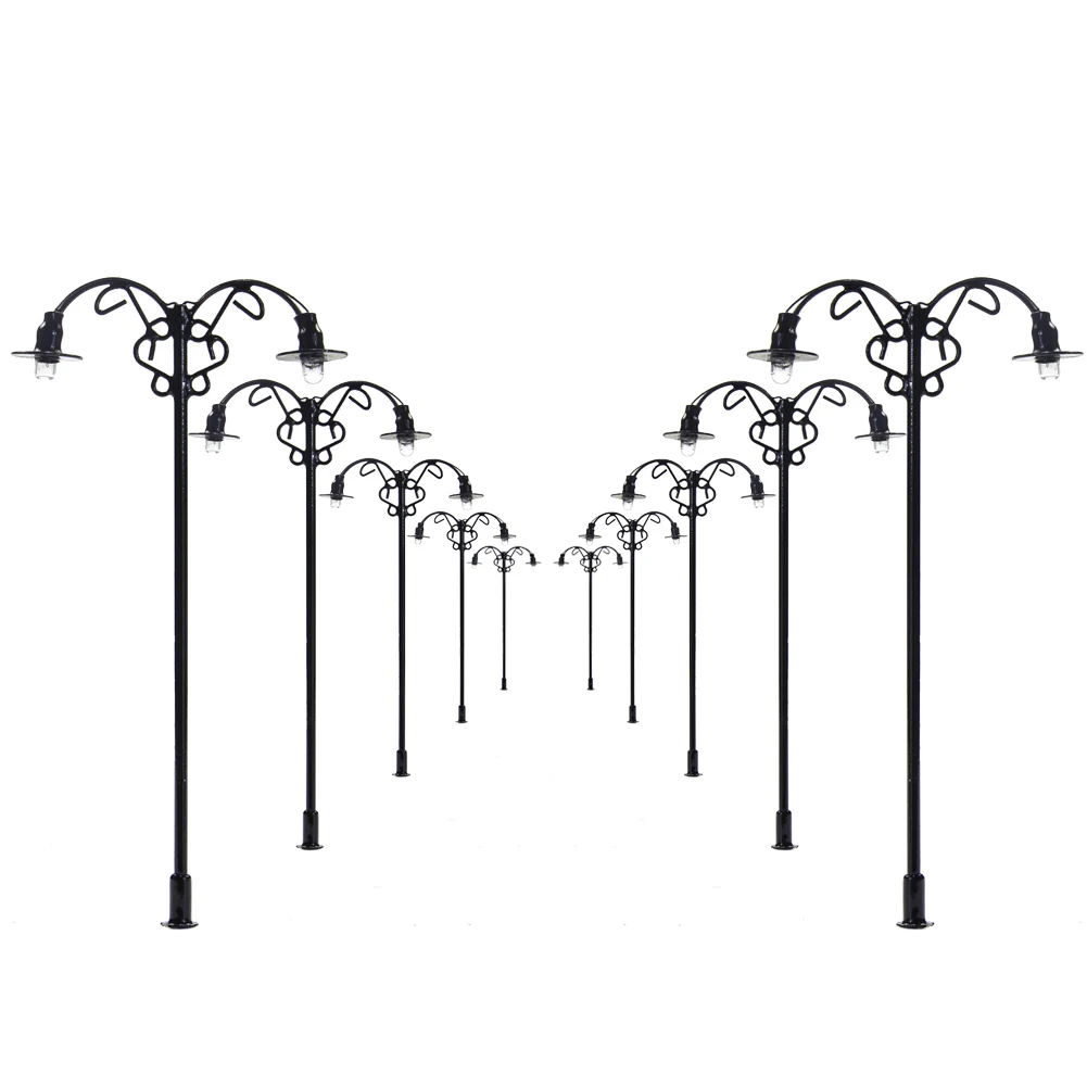L523 Model Railway Train 1:87 HO Scale 9cm 12V Model Outdoor Light Lamppost Lamp Street Light