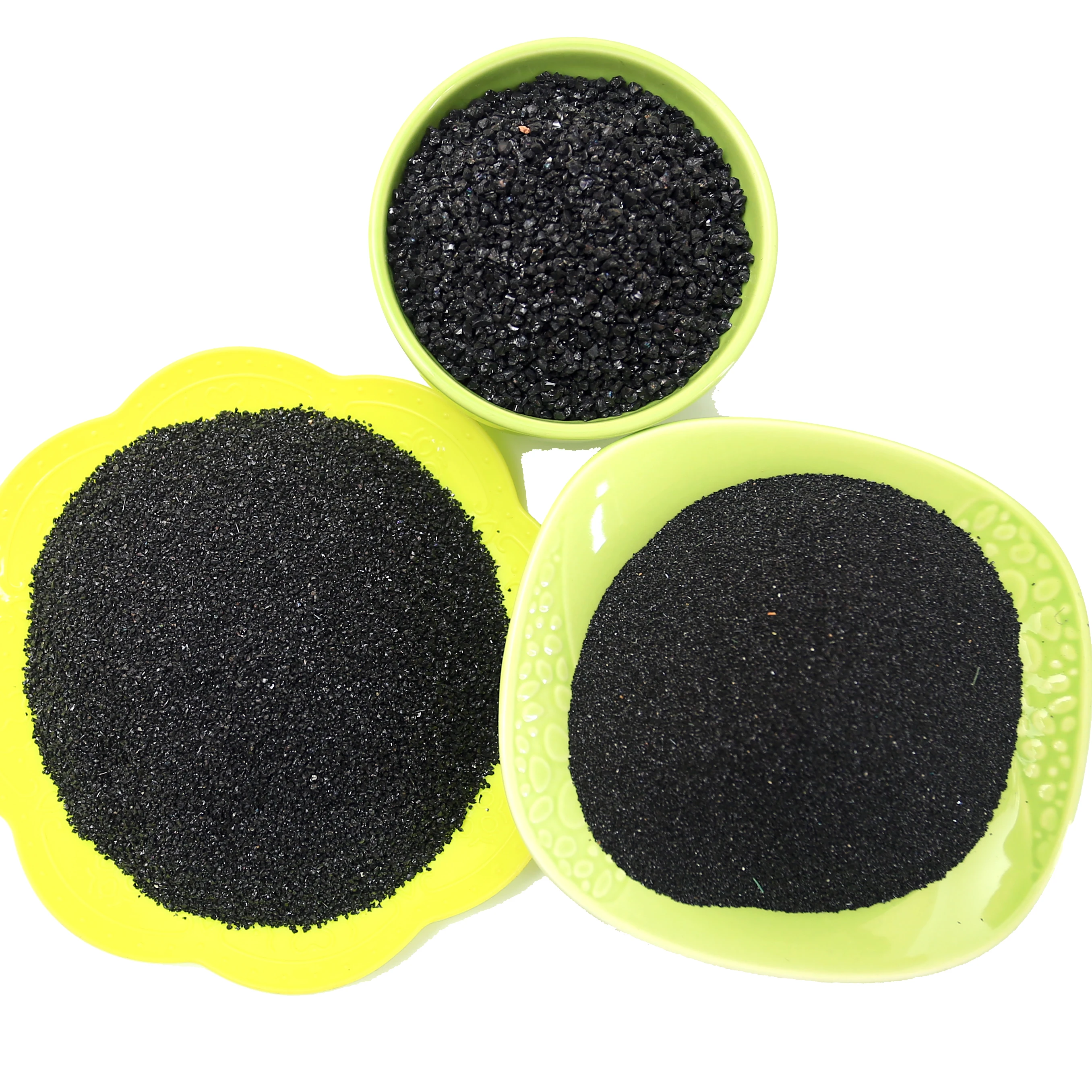 Заводской дешевый кристалл черный золотой натуральный цветной песок