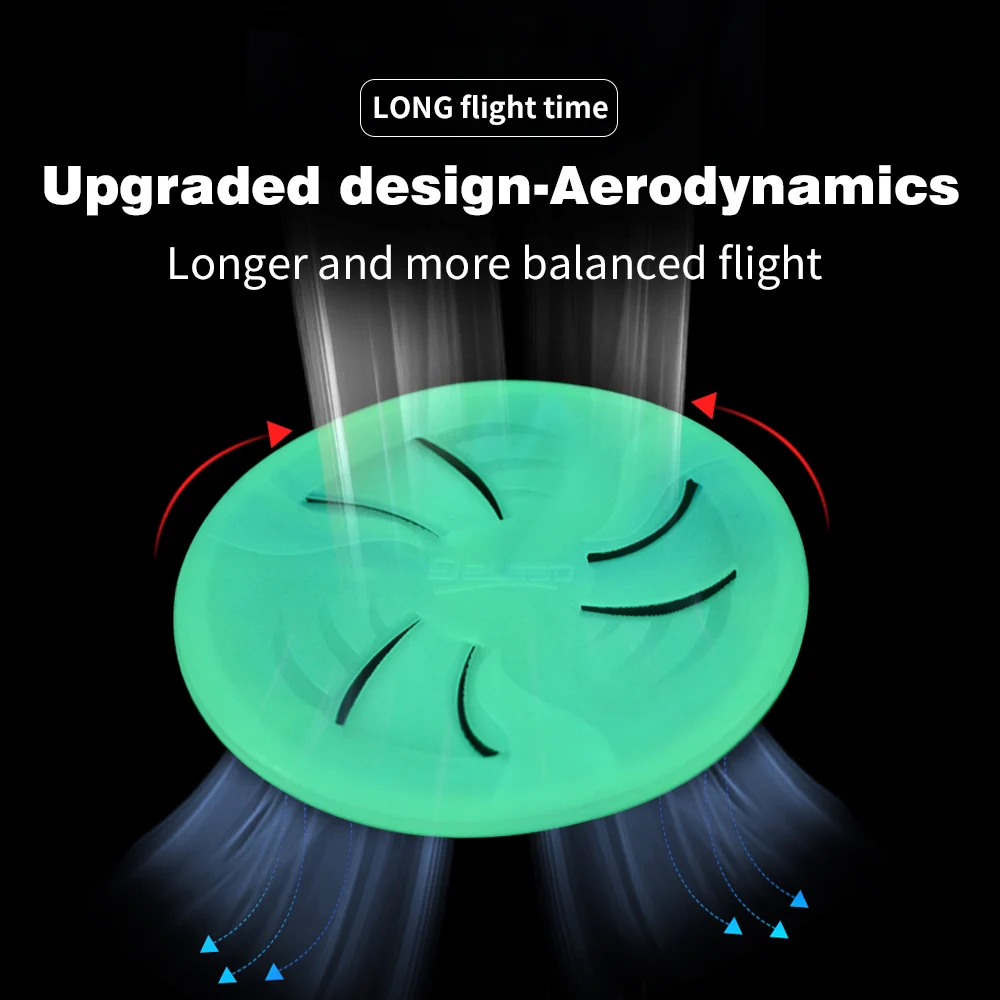 Неразрушаемый мягкий диск для собак, легкий летающий диск для тренировки, сверхпрочный, для домашних животных, легкий вес