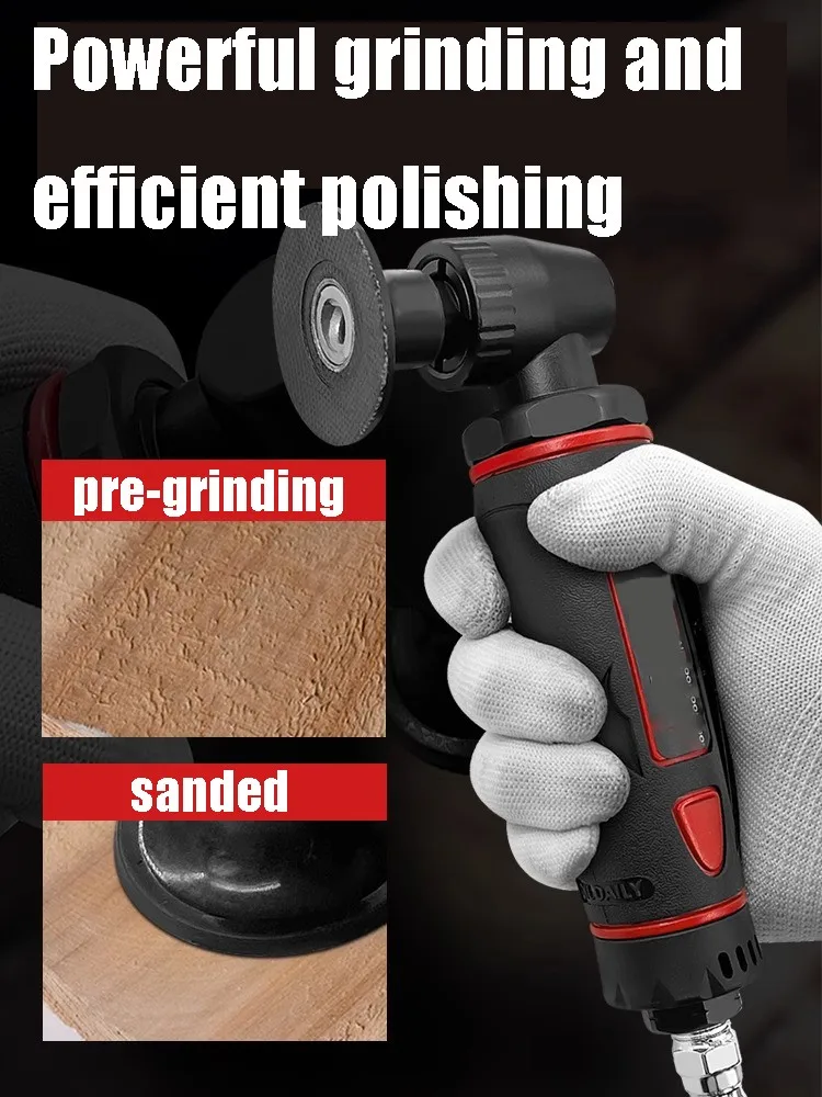 2 inch 3 inch pneumatic grinder polisher small handheld waxer sandpaper air grinder dry grinder UHD-1235
