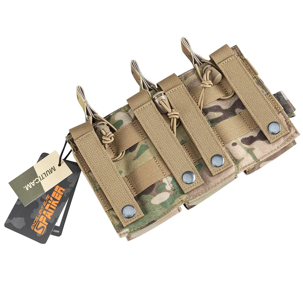 Multicam Cordura Double-Stack triple  AR 5.56mm tactical magazine pouch