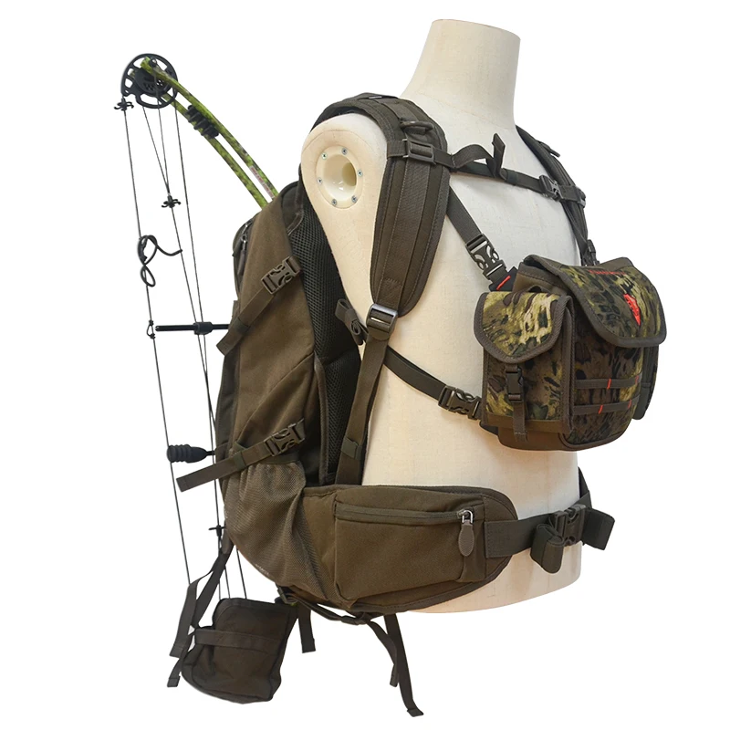 free design service  outdoor gear With Rain Cover gun bow hunting camouflage backpack