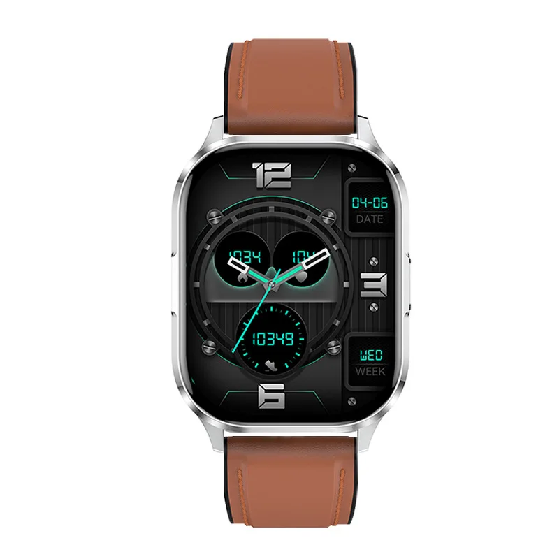 AMOLED screen HK21 Bluetooth Call smart watch Voice Assistant Heart rate Blood pressure Multi-sport watch