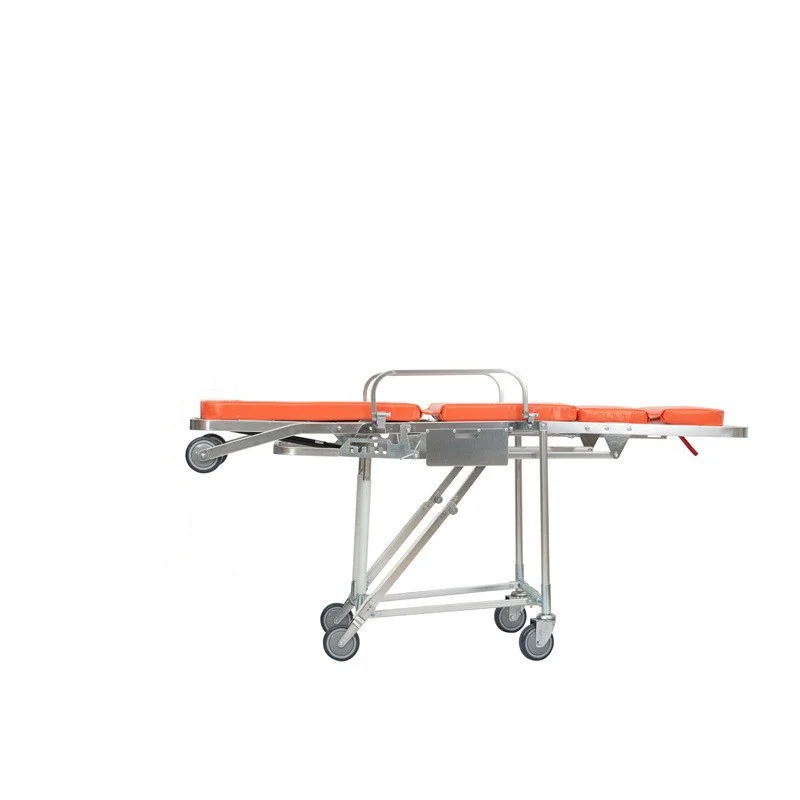 Hot sale Professional Stair  ambulance stretcher Emergency Automatic Loading Hospital Aluminum Ambulance Chair Stretcher