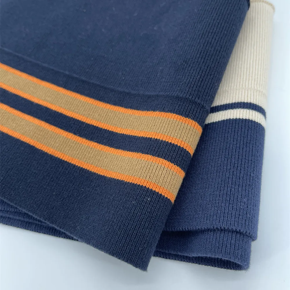 Elastic Spandex Cotton knit Rib Cuff Collar for Down Jacket Clothing Accessories