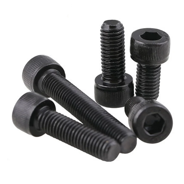 DIN 912 Black Stainless Steel SUS316 Environmentally Friendly Black Zinc Coarse Thread Hexalobular socket head hex screws