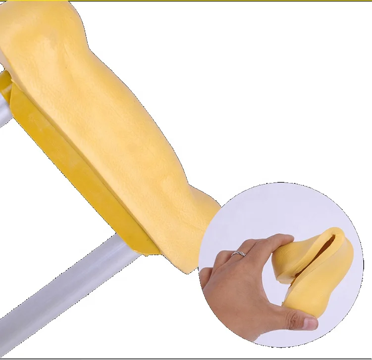 Hospital Equipment Disabled Adjustable Stainless steel Double Lifting Walking Crutches Pair Price BC0929-11