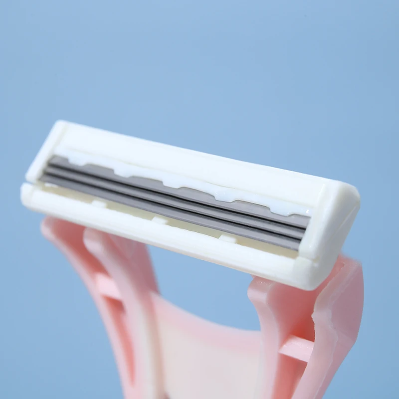 Lameila Private Label Shaving Knife With Non Slip Handle Triple Blade Shaving Razors Womens Private Label Shave For Men A0929