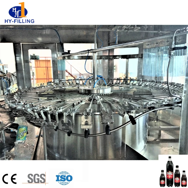 exact filling valve PET CSD Filling Machine 3 In 1 energy drink manufacturing equipment