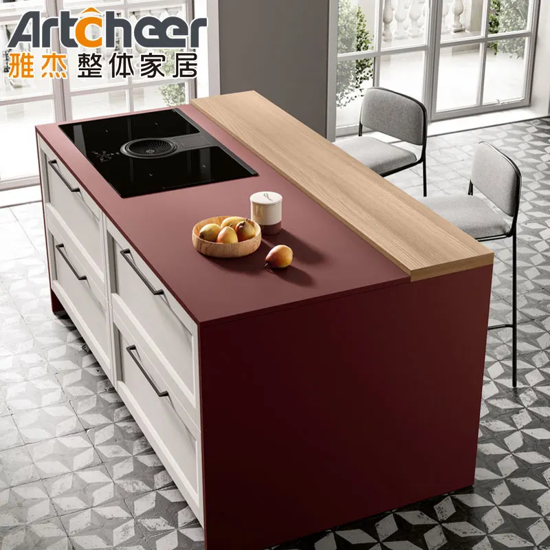 Modern Designs High End Affordable Custom Furniture Used Small Full White L Shaped Melamine Kitchen Cabinets From China