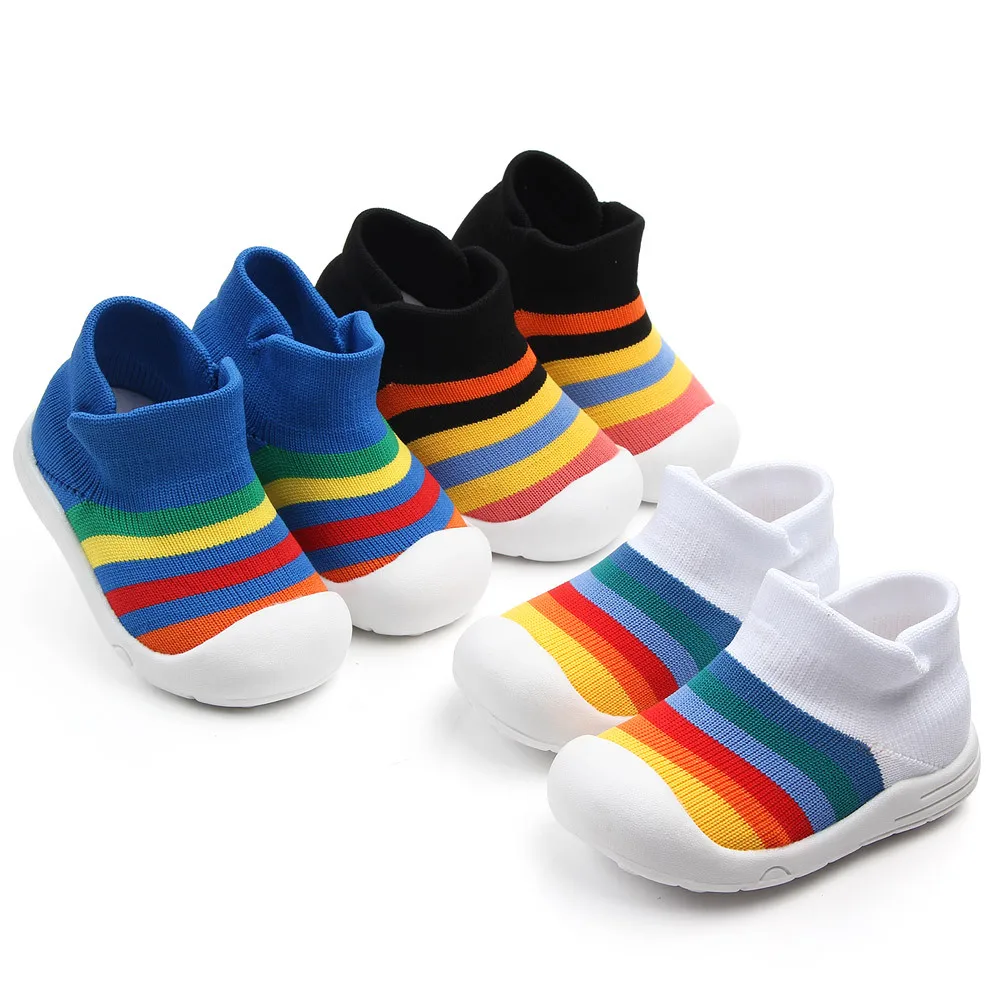 Baby toddler shoes men and women baby shoes spring and autumn soft bottom non-slip breathable leisure sports socks shoes