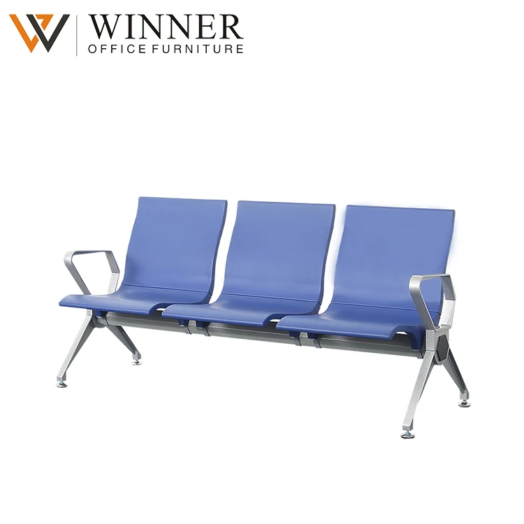 3-seater Hospital Waiting Area Armrests Stainless Steel Chair 3 Year Metal Hall,other Aluminum waiting chair
