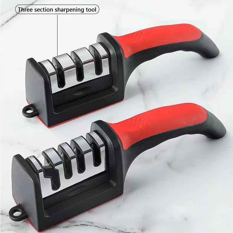 Kitchen accessories wholesale 4-in-1 kitchen knife sharpener Quick knife sharpener household grindstone