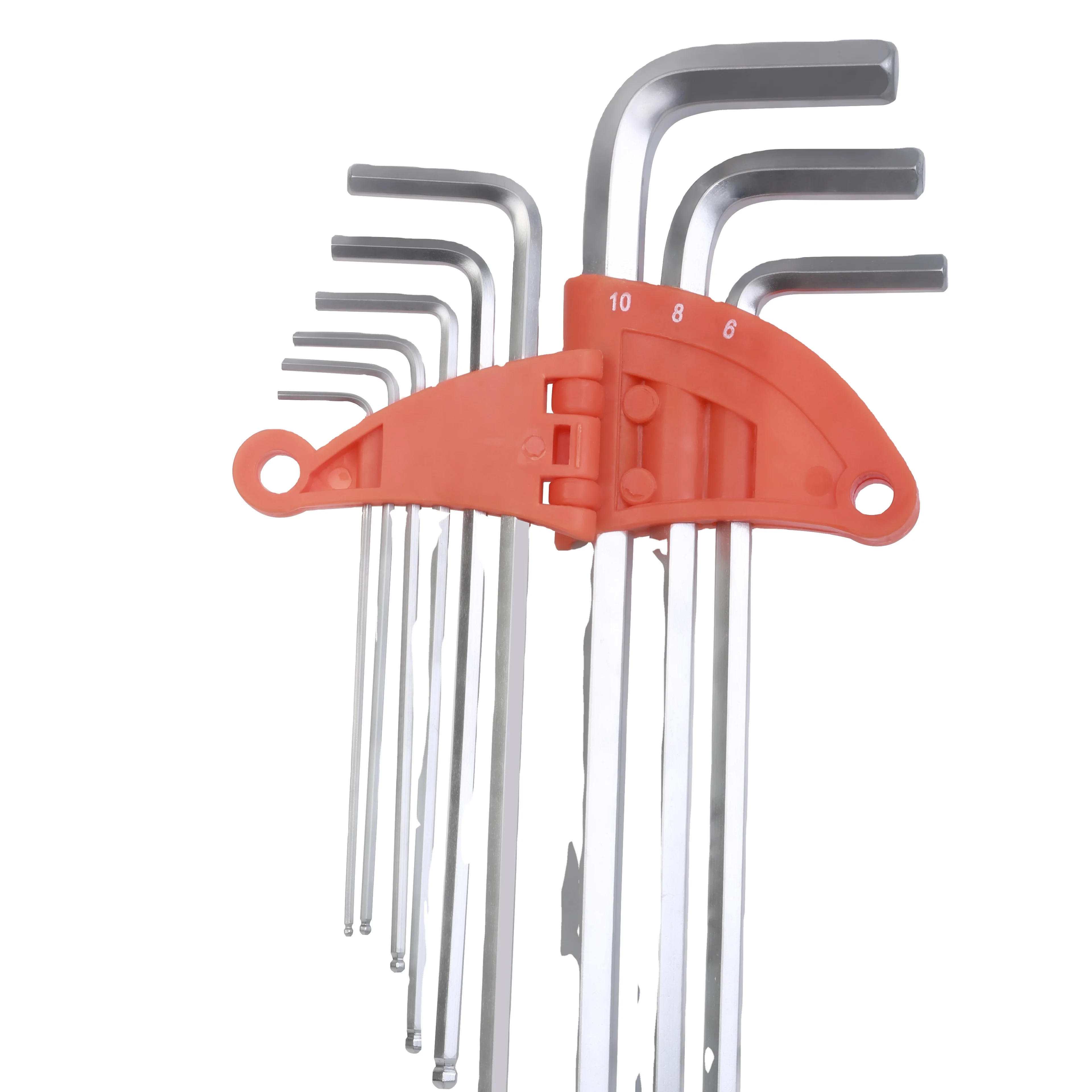 
5mm metric extra-long hexagon wrench 9-piece set of wrenches sold in large quantities 