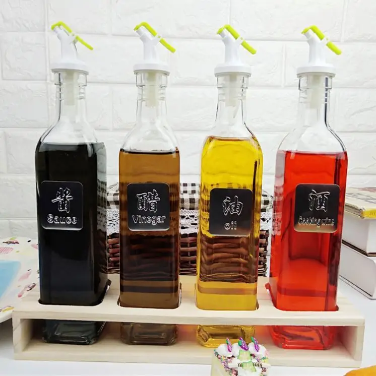 250ml Leak-Proof Glass Bottle For Sauce,Vinegar And Cooling Oil
