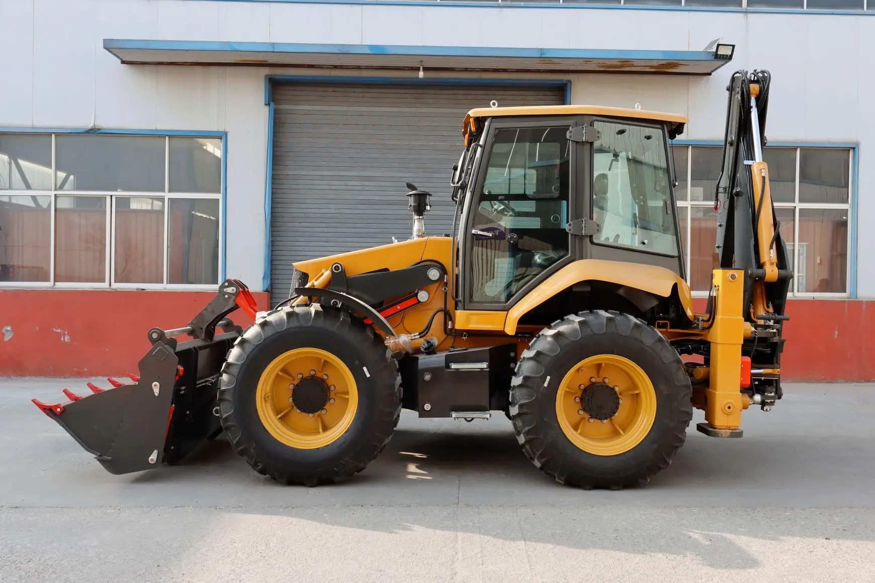 EPA Engine Wheel Loader Mini Backhoe Excavator Loader Engineering-Construction-Machinery 4X4 Backhoe Loader Backhoe Factory