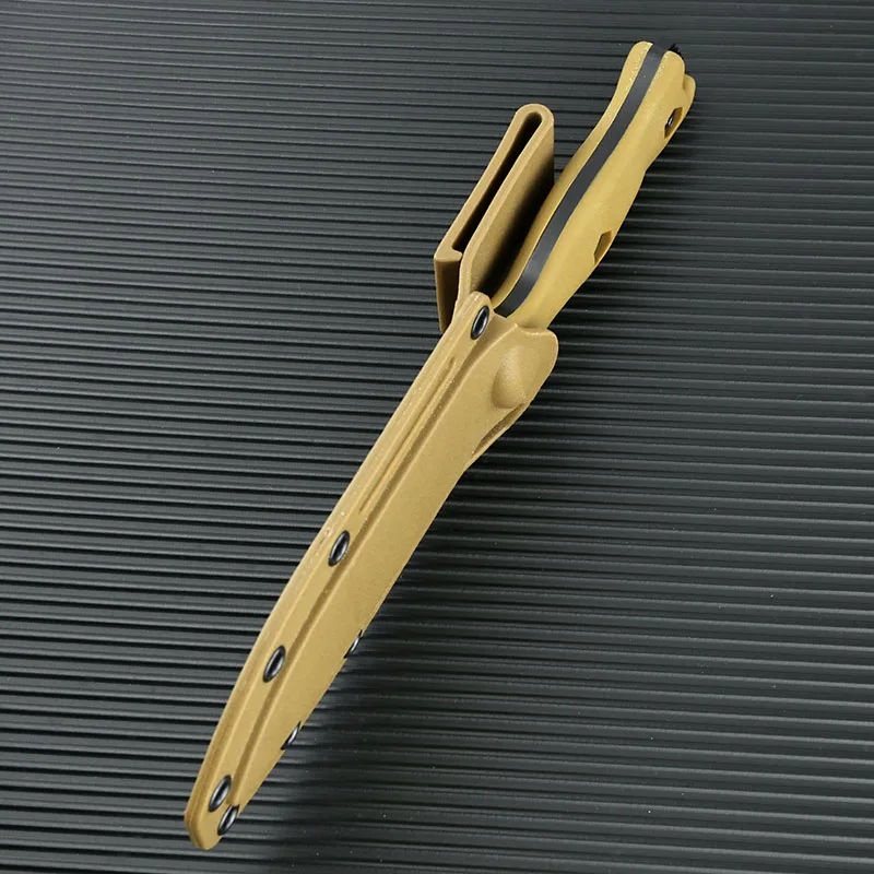 Tactic knife survival EDC knives fixed blade Outdoor hunting knife with kydex sheath