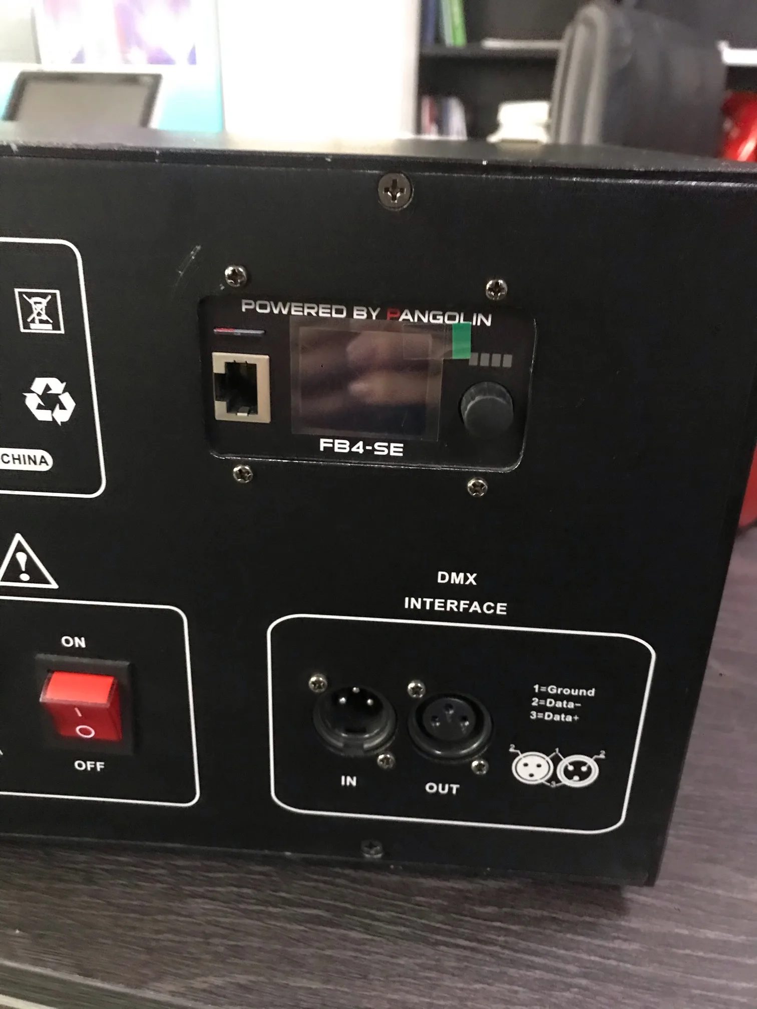  NF-FBI910S программируемый интегрированный лазер Pangolin FB4 ILDA 40KPPS RGB Полноцветный анимационный лазерный