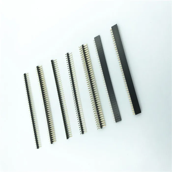 2.0mm 3*40P  pin header single row s/t gold plated Connector male Header DIP SMD SMT Male PCB Connectors