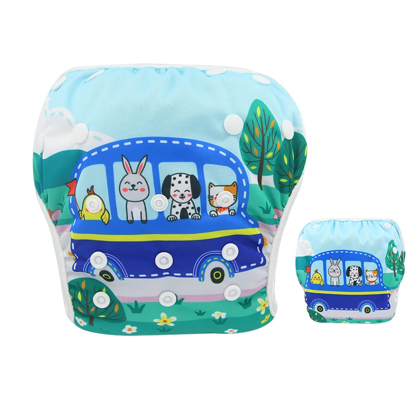 Cute Prints Baby Swimming Diapers OEM Private Branding Making Baby Swimming Pants Diaper
