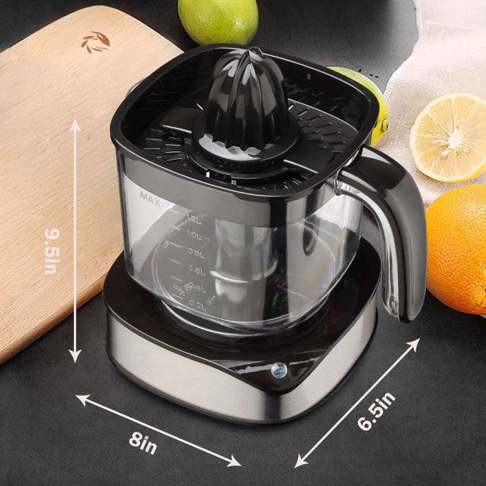 Electric Citrus Juicer 1.2L Large Volume, Orange Juicer with Powerful Motor and LED Working Lamp, Electric Lemon Squeezer