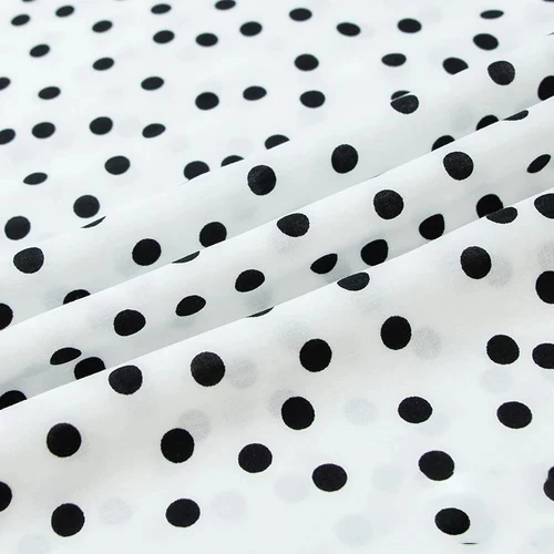 Floral Print Smooth Rayon Fabric Summer Viscose Thin Shirt Short Sleeve Dress DIY Sewing Fabric