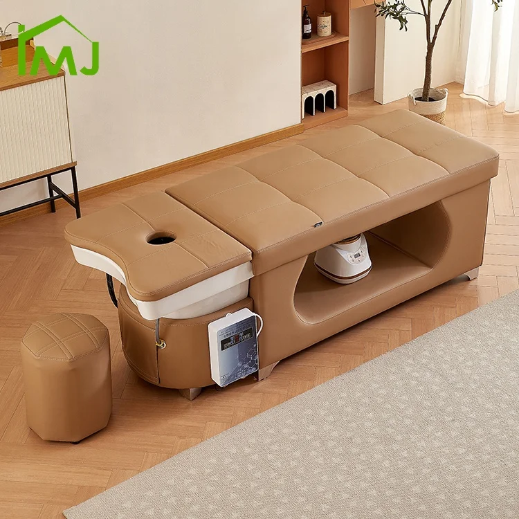 Custom beauty salon hair washing bed thai massage head spa shampoo bed