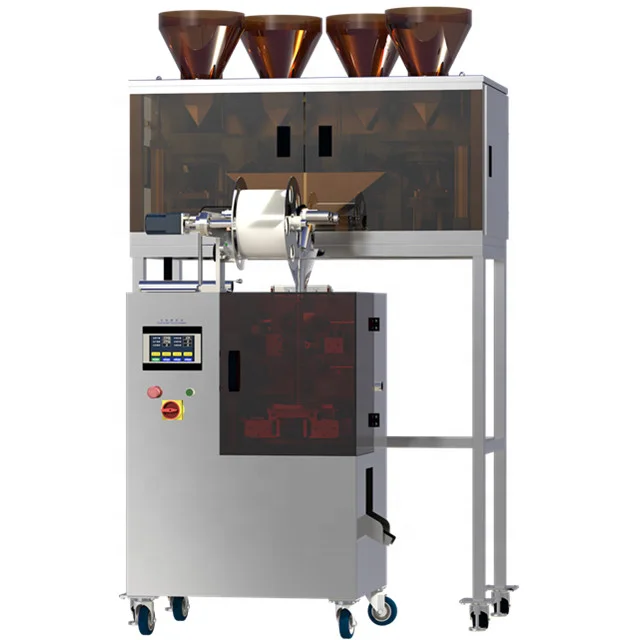 Most Popular Automatic Tea Bag Triangle Packaging Price Small Ultrasonic Tea Packing Machine with String