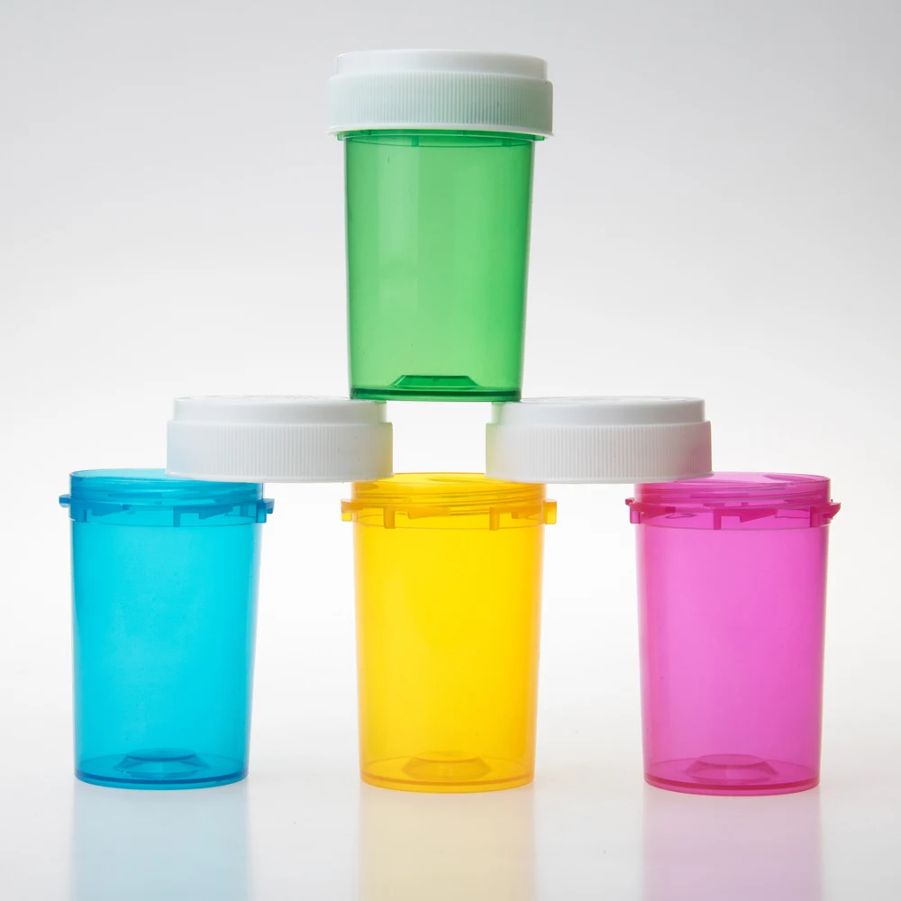 plastic vial with plastic cap capsule packaging vials