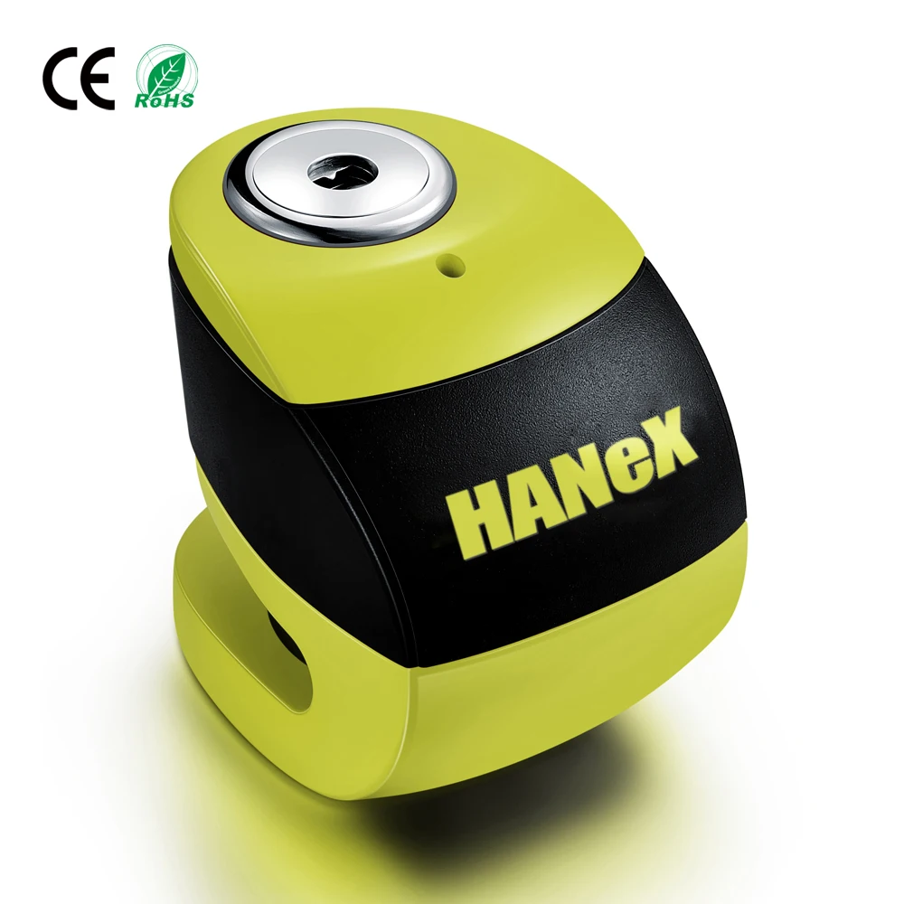 2021 New Universal Alarm Disc Lock 120Db Anti-Theft Disc Lock With Alarm Motorcycle Lock Disc