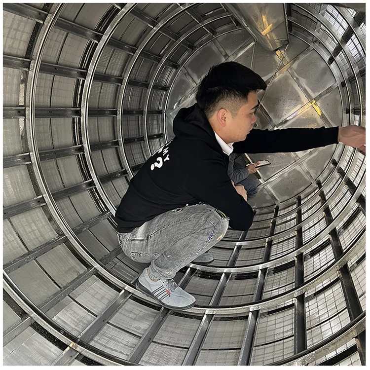 CATAQUA Fish Farm RAS System Rotary Drum Vacuum Filter Drum Filter Aquaculture