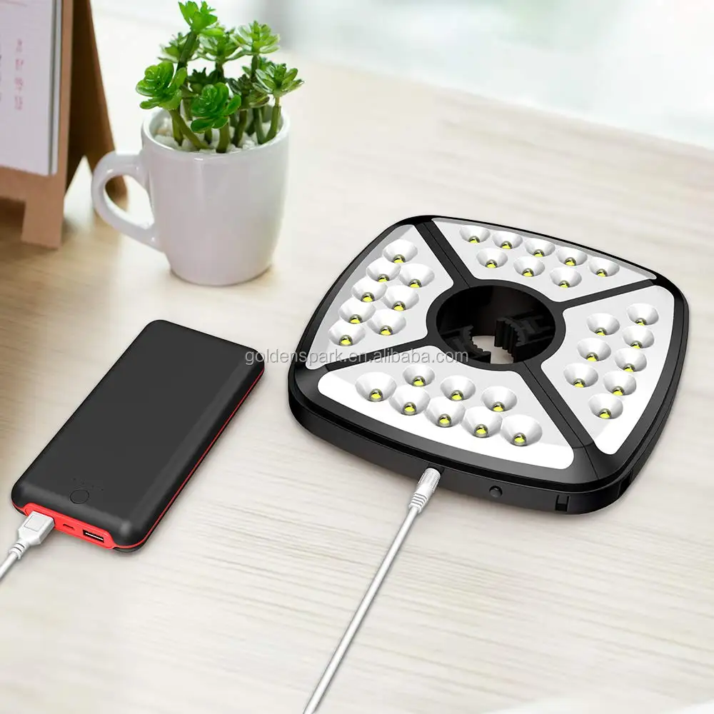 Patio Umbrella Light 32LED Parasol Wireless Mate Super Bright Parasol with 2 Lighting Modes and USB Rechargeable