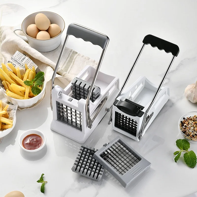 kitchen accessories Multi-function Stainless Steel Manual Cutter Meat Potato Cutter with comfortable handle