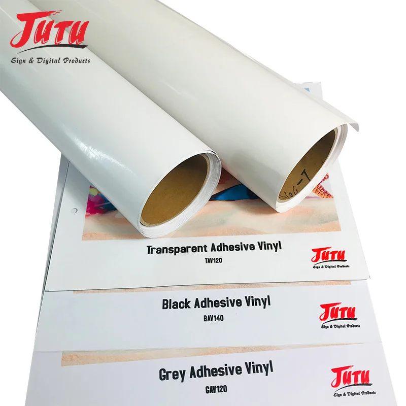 White Printable Self Adhesive PVC Vinyl for Car Sticker Eco-solvent ink