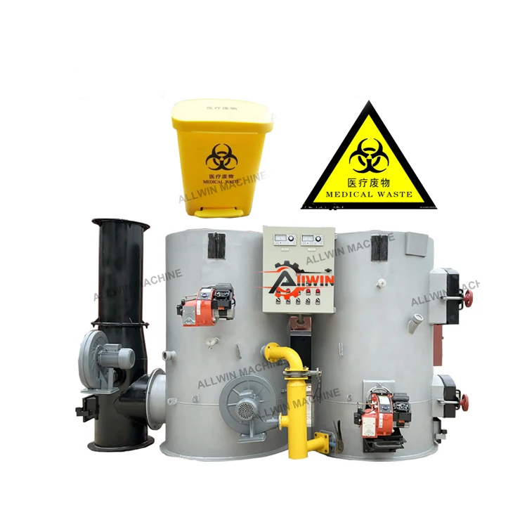 2024 Smokeless Incinerator Medical Waste and Clinic Waste Treatment Device