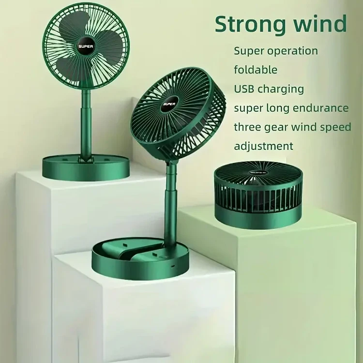 Air Cooling Fan Table Circulator Strong Airflow Adjustable Tilt 28db Low Noise Quiet 3 Desk Ventilador De Mesa