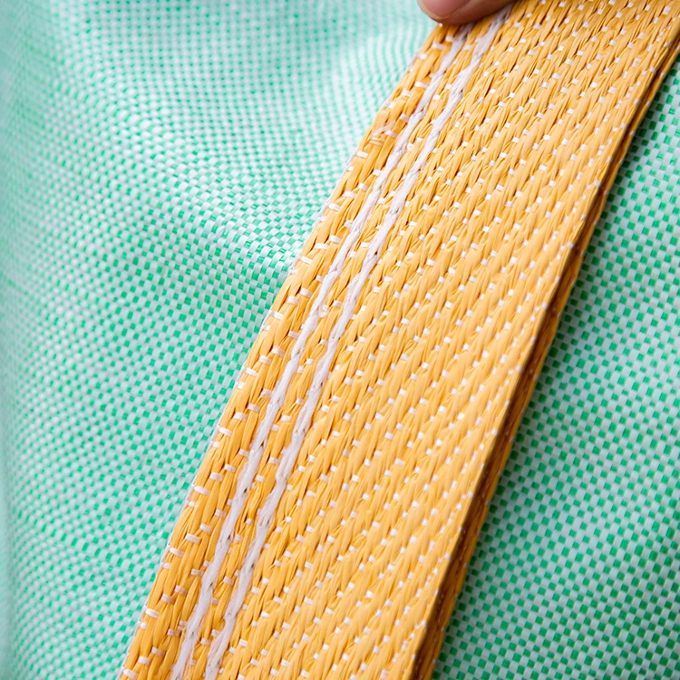 1 ton polypropylene green fibc bag bulk pp plastic cement bag big chemical bags