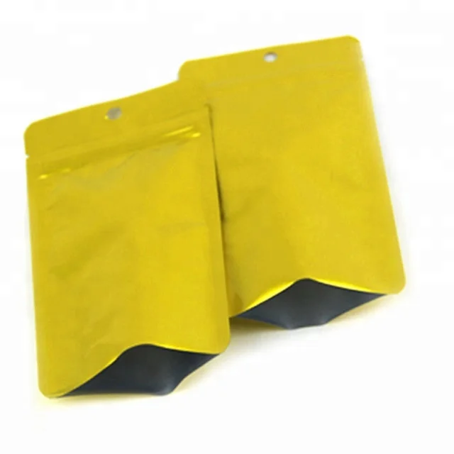 Hot Sale Factory Price Christmas Gold Printing Flat Shiny Plastic Aluminum Foil Gift Bag