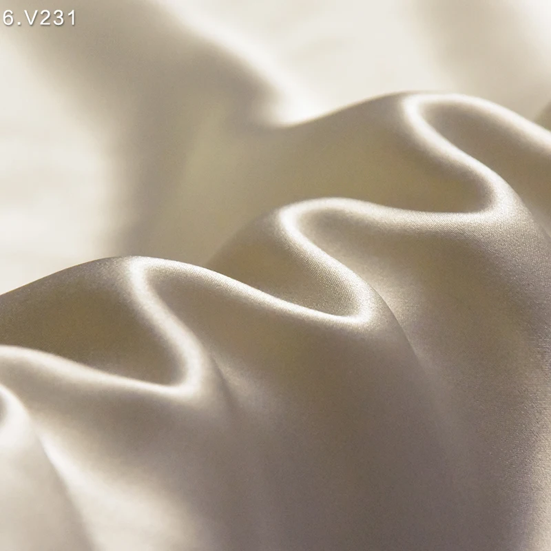 fast shipping white charmeuse 100% pure silk satin fabric soft bridal organic natural vintage wedding meter textile luxury