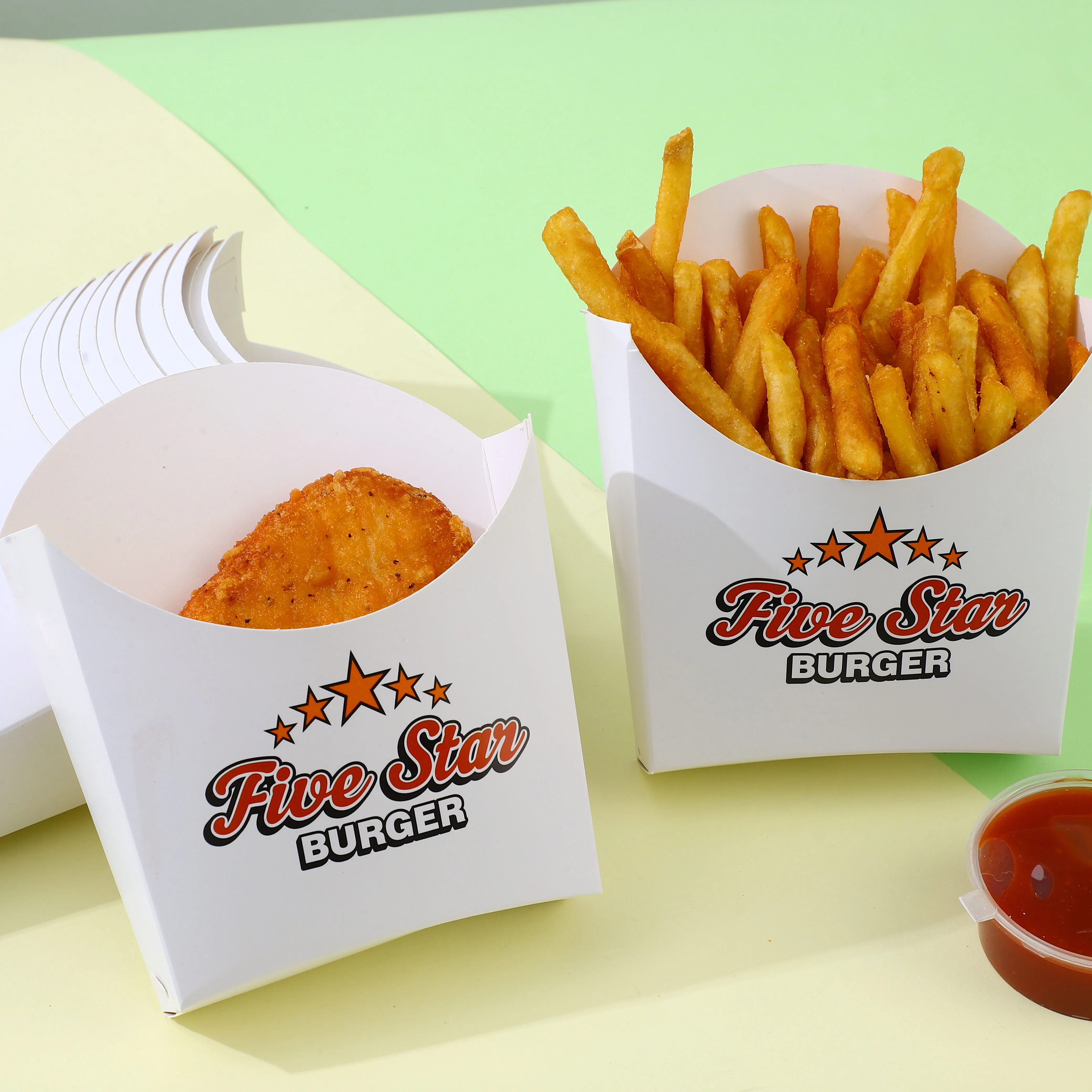 New Product Arrival Potato Chips French Chips Paper Box Food Packaging