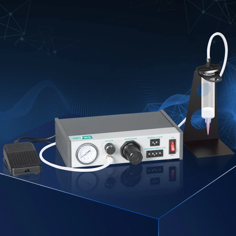 Quick dispensing controller 982B  auto solder paste dropper controller glue liquid adhesive dispenser intelligent
