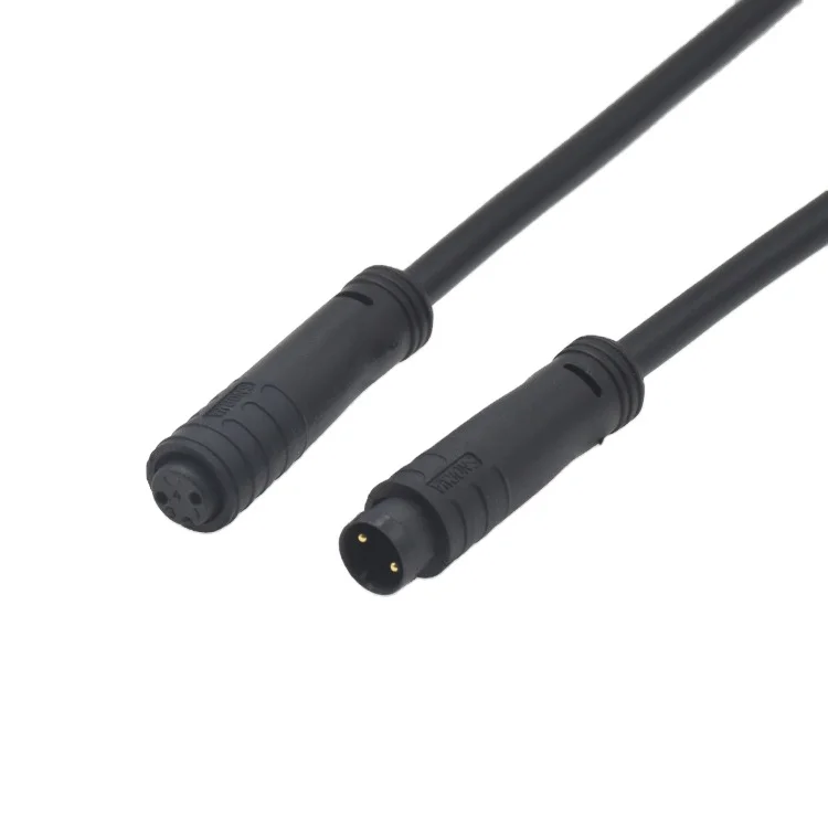 Electric bicycle/scooter/tricycle signal M8 Snap in Sensor Cable 2Pin 3Pin   8Pin  M8 Plastic Connector