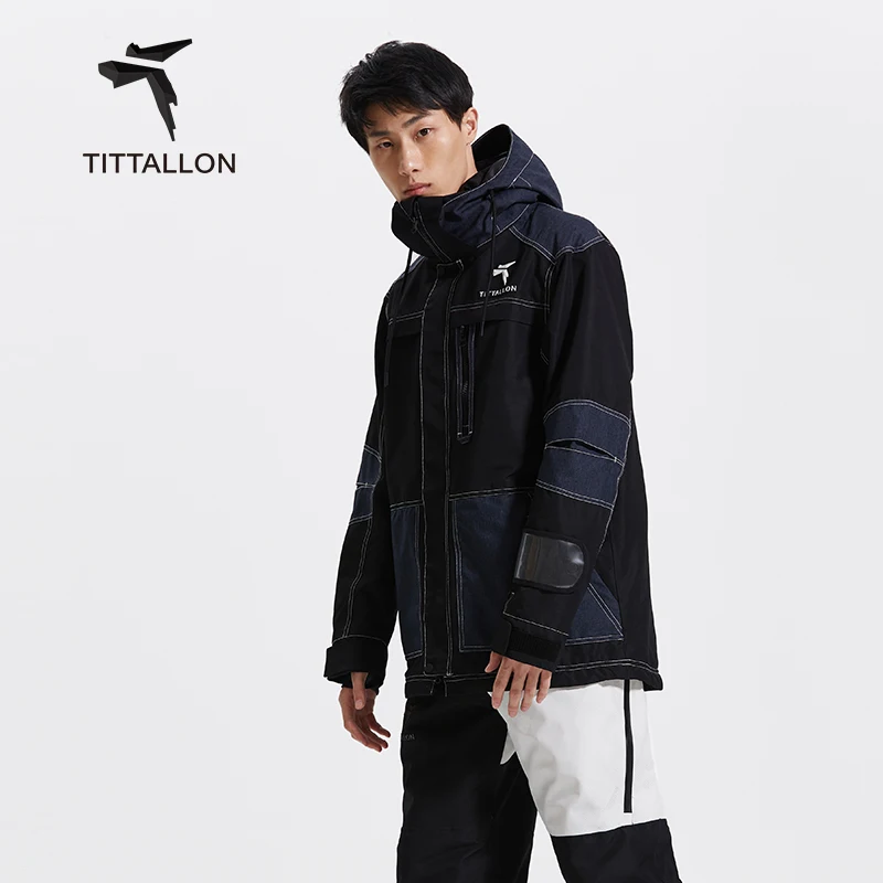 Trends 2024 Winter Sports Breathable Warm Snow Fleece Waterproof Snowboarding Ski Jackets Men coats