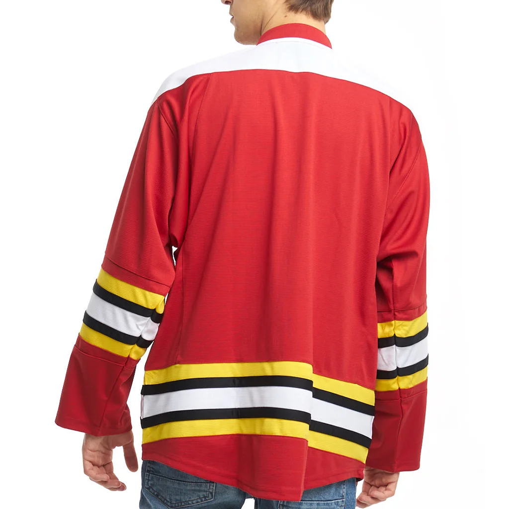 Custom Kunlun Red Star Ice Hockey Uniform HC Yugra Ice Hockey Wear Sublimation KHL Hockey Jerseys